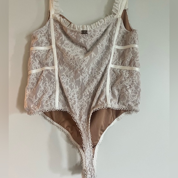 For Love And Lemons Lace-Up Bodysuit - Picture 3 of 7